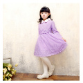 new design baby grils sweater lace dress for autumn or winter